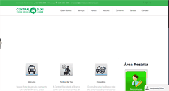 Desktop Screenshot of centraltaxiverdebranco.com